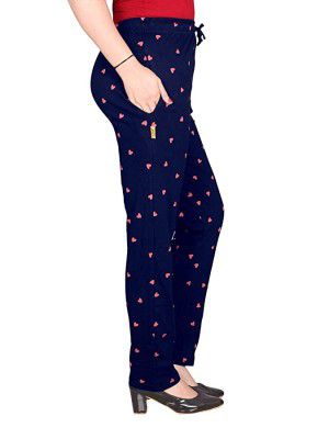 Famhouse Cotton Pyjama Night Dress Lounge Wear for Women and Girls-(Pack of 1)