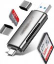 Famous Quality® 3 in 1 USB 3.0, USB C, Micro USB Card Reader SD, Micro SDXC Memory Card Reader for MacBook PC Tablets Smartphones...