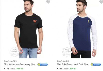 FanCode - IPL Jerseys at Minmum 70% off