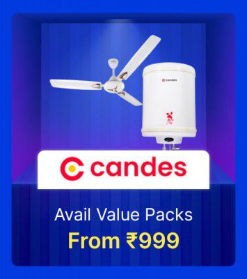 Candes Fans and Geysers from Rs.999 in Flipkart Big Billion Days Sale   