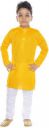 FARISHTA FASHION  Boys Festive & Party Kurta and Pyjama Set  (Yellow Pack of 1)...
