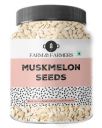 Farm & Farmers Organic Fresh Healthy Seeds, Superfoods, Nutritious Edible Seeds for Eating Packed with Minerals and Vitamins, Kharbuja Beej Kharbooja Bij (Muskmelon Seeds, 1 Kg)...