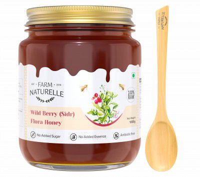Farm Naturelle-Berry Honey | 850g+150gm Extra and a Wooden Spoon