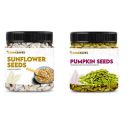 FARMCRAVES Premium Seed Mix Combo Pack (500g) | Raw Pumpkin Seeds (250g) + Sunflower Seeds (250g) | Healthy Seed Premium Combo for Eating...
