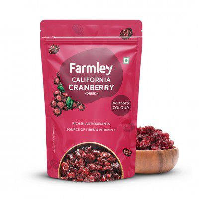 Farmley Dried Cranberry I 200 Gram I Dried Fruit, Berries, High Nutrient And Antioxidant No Added Preservatives