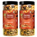 Farmley Party Mix 1kg (2 x 500g Combo Pack) | Mixed Nuts | Healthy Snacks Contains Mixed Dry Fruits, Nuts, And Seeds...