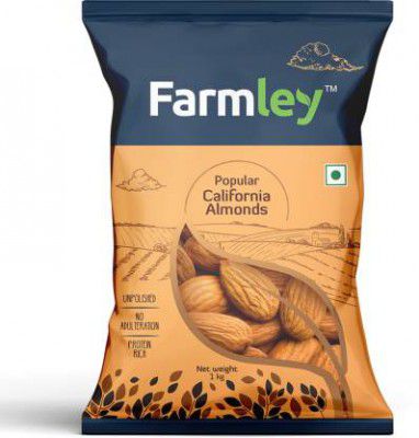 Farmley Popular California Almonds, Tasty, Crunchy, Nutritious Badaam (1 kg)