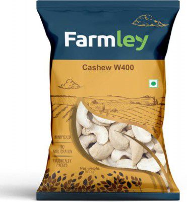 Farmley Popular W400 Raw Kaju Cashews (500 g)