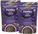 Farmley Premium Chia Seeds  (400 g, Pack of 2)...
