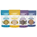 Farmley Premium Seeds Combo Pack for Eating | Total 200 g*4 | Chia Seeds | Flax Seeds | Pumpkin Seeds | Sunflower Seeds...
