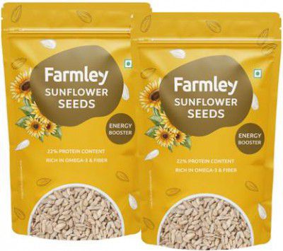 Farmley Premium Sunflower Seeds (400 g, Pack of 2)