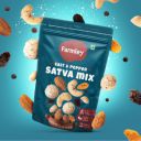 Farmley Satva Mix 120g, Fit for Fasting I Contain Peanuts, Green Raisins, Almonds, Cashew Nuts, Black Raisins, Fox Nuts, Roasted in Olive oil...