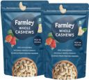 Farmley Whole Raw Kaju Cashews (2 x 0.5 kg)...
