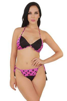 Fasense Exclusive Women Satin Nightwear Lingerie Set, Bra & Thong DP157