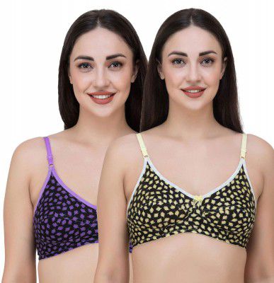 Fasense Women's Wire Free Non Padded Cotton Bra