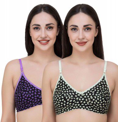Fasense Women's Wire Free Non Padded Cotton Bra