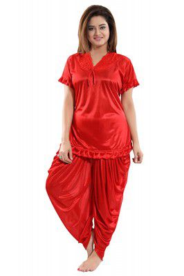 Fashigo Womens Patiala Top and Pyjama Set (Free Size)