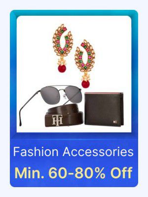 Fashion Accessories @ minimum 60-80% off on Flipkart Big Billion Days Sale