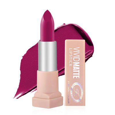 FASHION COLOUR Velvet Texture Vivid Matte Lipstick | 3.8g | Light Violet