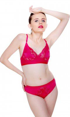 Fashion Comfortz PIBU-Women's Cotton Bra Panty Set for Women Lingerie Set Sexy Honeymoon Undergarments (Pack of 1,2,3)
