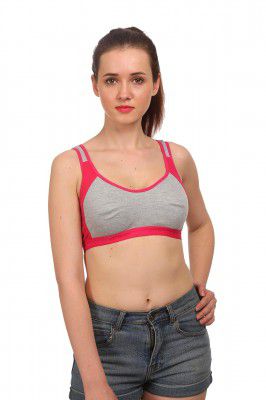 Fashion Comfortz Womens MoldedFull-CoverageSports Sports Bras