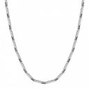 Fashion Frill Mens Double Coated Popular Stainless Steel Silver Chain For Men Boys Stylish Chains Necklaces Silver...