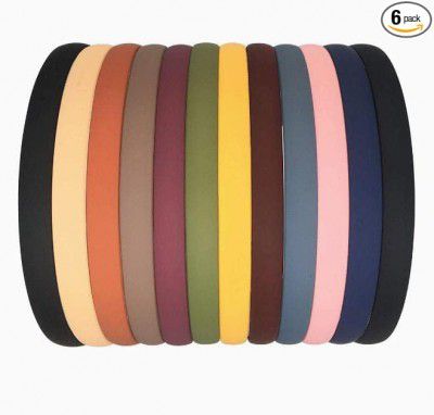Fashion Plastic Matte Elastic Hair Bands Wavy Hair Comb Headband for Women Plastic Headbands 12mm Hard Headbands with Teeth Fashion Hairbands for Girls Women