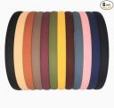 Fashion Plastic Matte Elastic Hair Bands Wavy Hair Comb Headband for Women Plastic Headbands 12mm Hard Headbands with Teeth Fashion Hairbands for Girls Women...