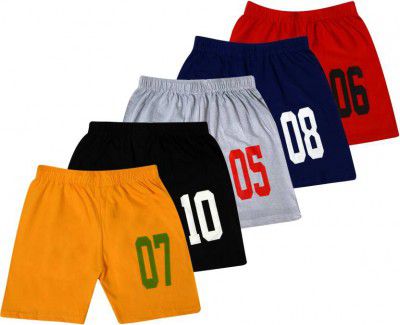 Fasla Short For Boys Casual Printed, Solid Pure Cotton