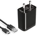 Fast Charger Compatible for Mi Xiaomi Redmi Note 7, Note 7S, Note 7 Pro, Note 8, Mi 8A,Note 8 pro,Wall Charger with 1 Meter USB Type C Charging Data Cable (SC-MITYC-02)...