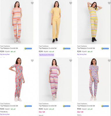 Fast Fashions Co Ords Starts ₹299