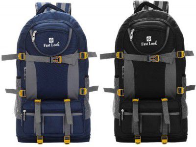 Fast look  Travel Rucksack Backpack for Sport Camping Hiking Trekking Bag-Combo Pack Rucksack - 60 L  (Blue)