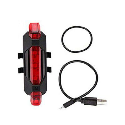 FASTPED ® Bicycle LED Light USB Rechargeable Light Cycling Lamp Tail Light (red)