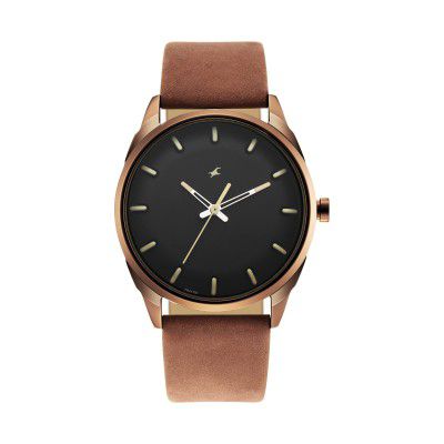 Fastrack After Dark Analog Black Dial Mens Watch-3273QL01