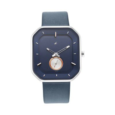 Fastrack After Dark Analog Blue Dial Mens Watch-3272SL01