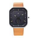 Fastrack After Dark Analog Men Blue Dial Leather Strap Watch for Guys-NS3272SL03...