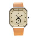 Fastrack After Dark Analog Mens Beige Dial Leather Strap Watch for Guys-NS3272SL02...