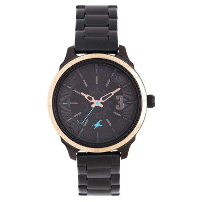 Fastrack All Nighters Analog Black Dial Women's Watch 6187KM01/NN6187KM01