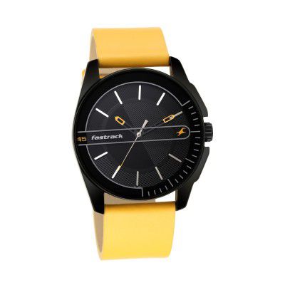 Fastrack Analog Black Dial Mens Watch-3089NL01