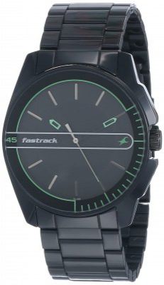 Fastrack Analog Black Dial Mens Watch-3089NM03