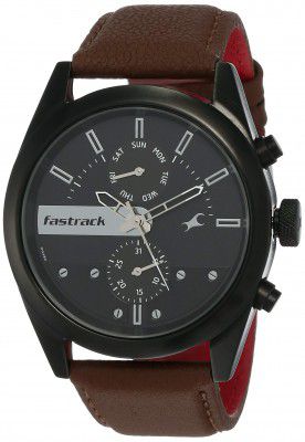 Fastrack Analog Black Dial Mens Watch-NN3165NL01/NP3165NL01