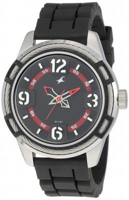 Fastrack Analog Black Dial Mens Watch-NK3157KP01 / NK3157KP01