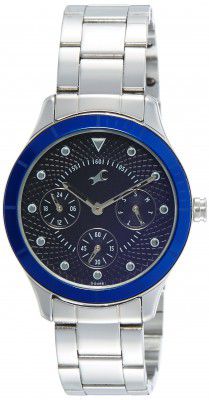 Fastrack Analog Black Dial Womens Watch-NL6163KM01