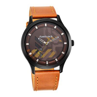 Fastrack Analog Brown Dial Mens Watch-3250NL02