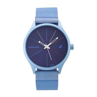 Fastrack Analog Dark Blue Dial Unisexs Watch-68031AP04
