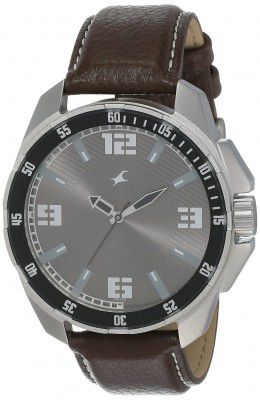Fastrack Analog Grey Dial Mens Watch-NL3084SL02/NP3084SL02