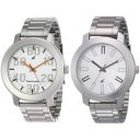 Fastrack Analog Men White Dial & Silver Dial (NK3121SM01 + NK3120SM01)...