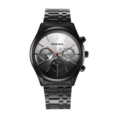 Fastrack Analog Silver Dial Mens Watch-3288NM01