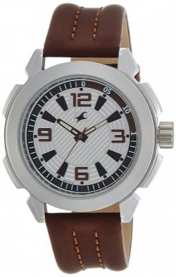 Fastrack Analog Silver Dial Mens Watch-NL3130SL01/NP3130SL01