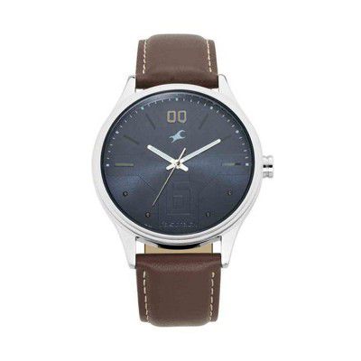 Fastrack Bare Basics Analog Blue Dial Mens Watch-3247SL01/NP3247SL01